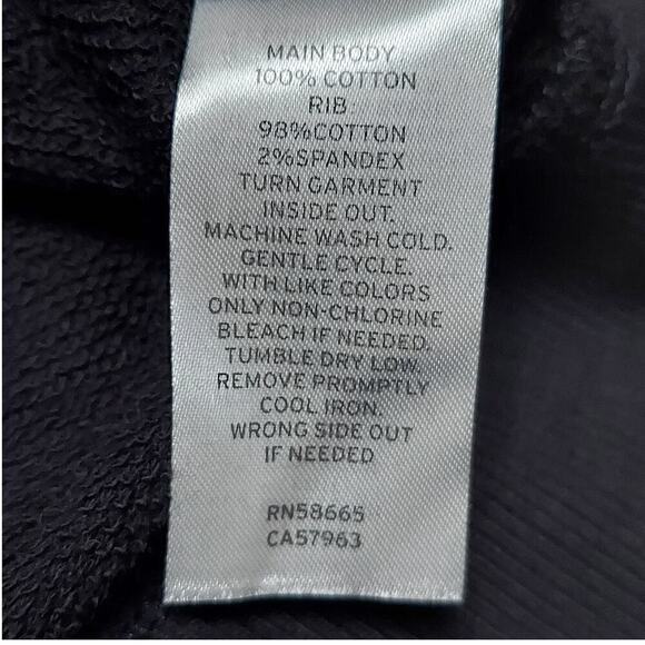 BP Nordstrom Men's Self Love Graphic Black Sweatshirt Hoodie - Picture 6 of 8